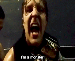 fyeahambrose:  Dean Ambrose’s message to Kane. 