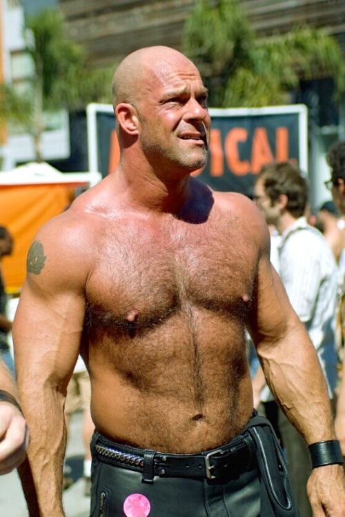 Sweaty intense real MEN