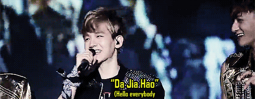 baekaid-o:  Tao can’t help but laugh at baekhyun’s ‘cute’ chinese 