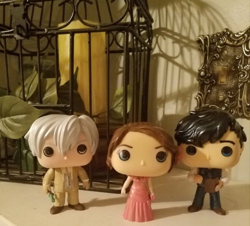 Jem, Tessa and Will from the Infernal Devices by Cassandra Clare.