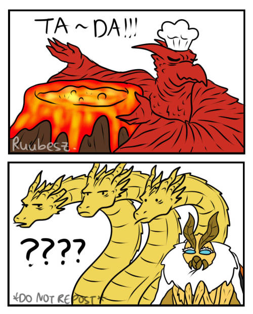 ruubesz-draws:Finally! Anguirus joins the team! But he’s not what he seems…And guess wh