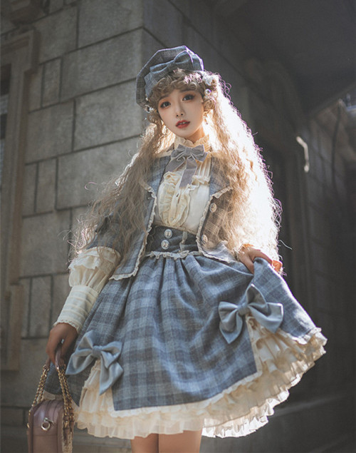 my-lolita-dress: #lolitaupdate HinanaQueena ~Classic Lolita Suit Coat + Skirt New Added Colors^_^Lin