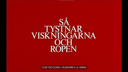  Sussurri e grida (Viskningar och rop) | Ingmar Bergman (1972) 