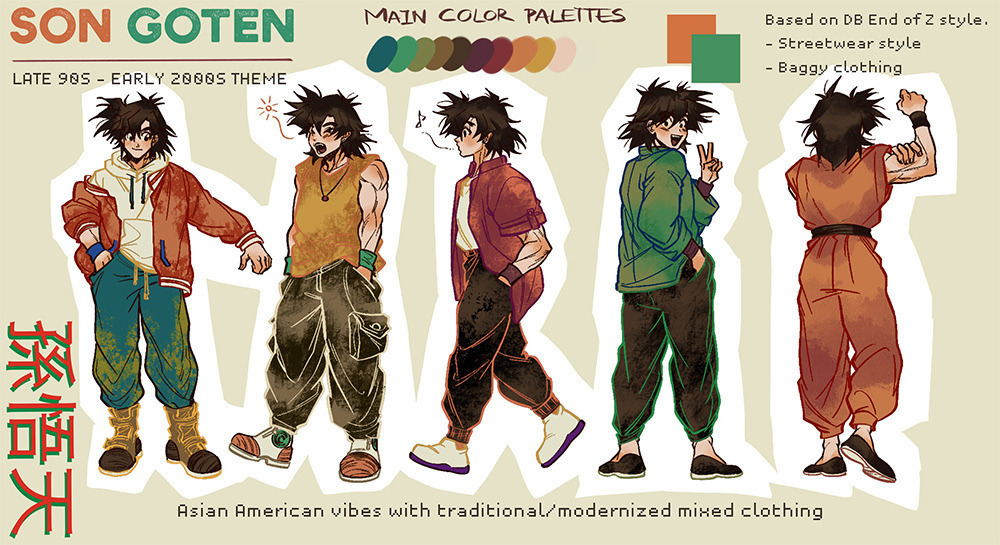 Dis on X: Here's the Coloured Pan character sheet i'm using. #DBZ