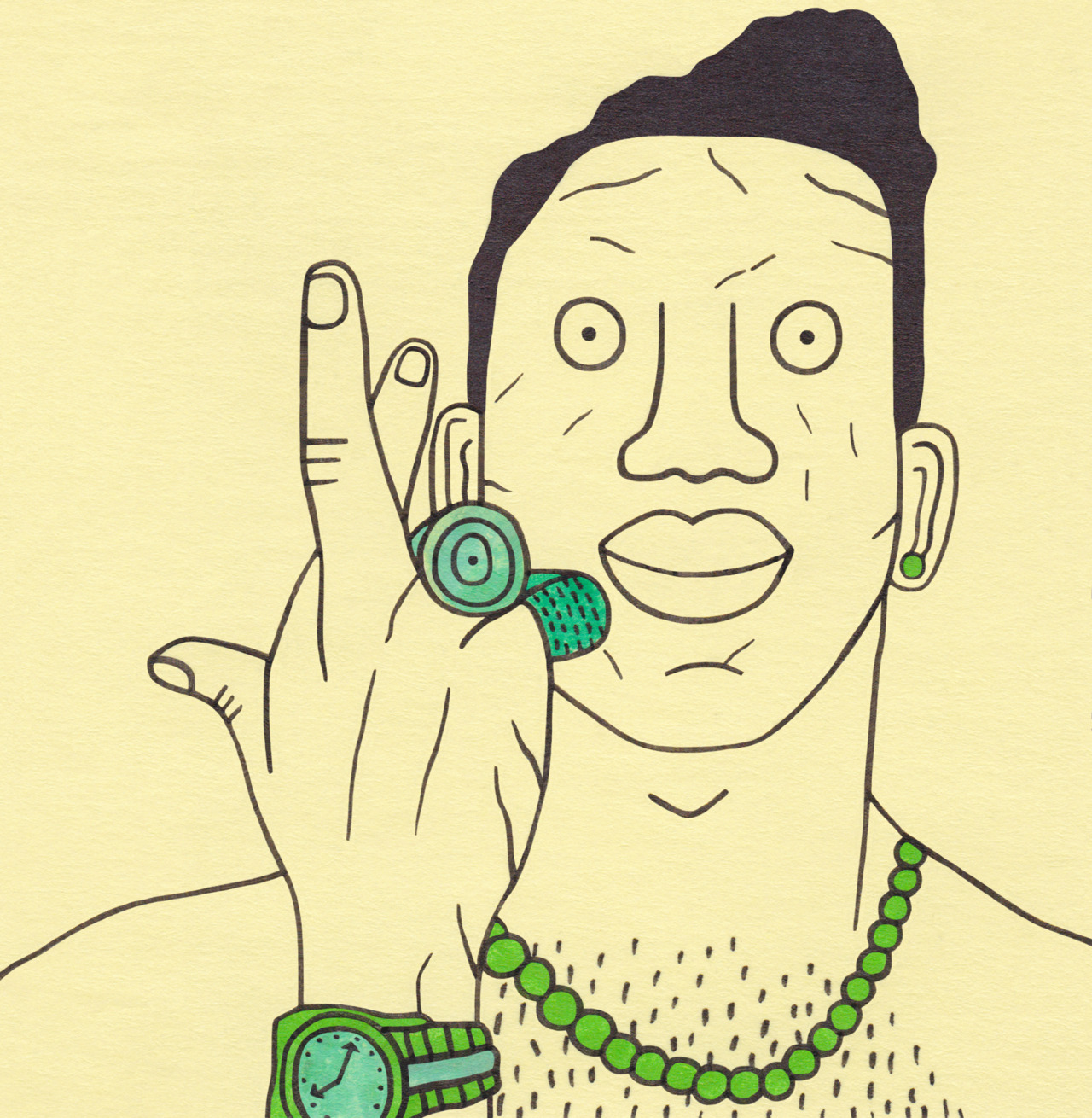 gangsterdoodles:Shabba Ranks