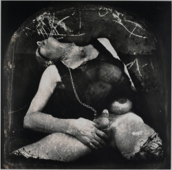 dimshapes:  Joël-Peter Witkin (1939 - )   Autoerotic death (Mort autoerotique) 1984   Epreuve gélatino-argentique  37 x 37 cm 62 x 62 cm 