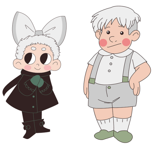 Human Versions Of King And Paulas Cat From Earthbound!
