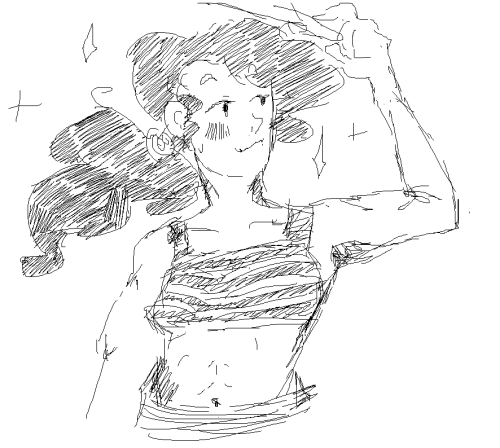Some Layton Doodles, Including The Beach Episode We Never Got