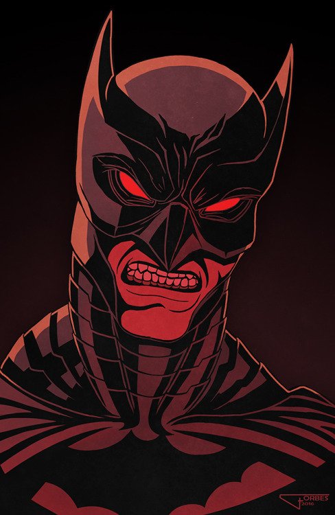 Batman - The Crimson KnightHere’s an angry Batman to celebrate 1655 followers on “lotsofcomicseverwh