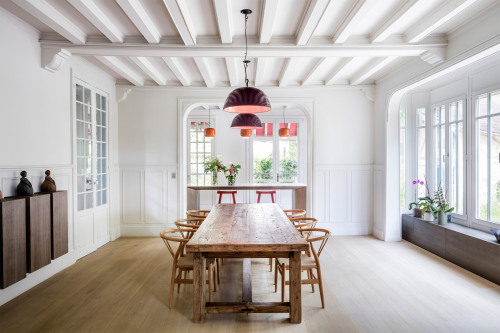 {Love the modern elements in this 19th-century house in France renovated by Spanish studio 05 AM Arq