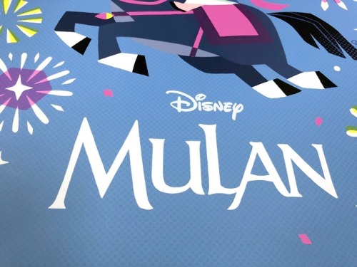 Heads up that my official Disney Mulan print (by Cyclops Print Works) is now online and you can purc