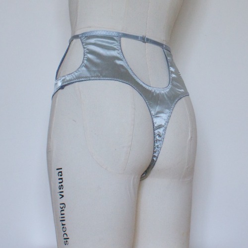 nearerthelingerie:  Custom thong for Burlesque artist. Undoes at the front and back. www.nearerthemoon.com  Very very very much on my ultimate wish list. Half space / half unicorn undies.