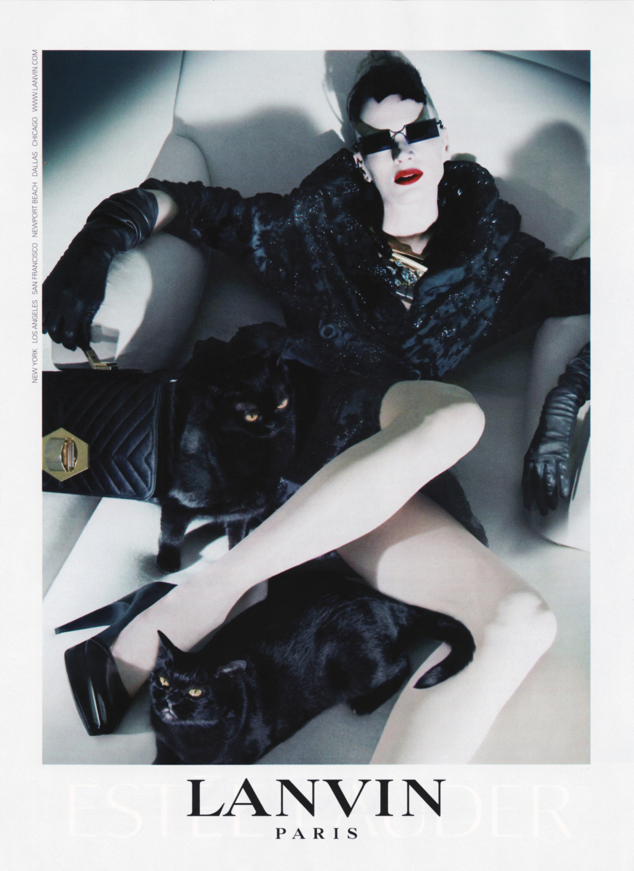 mariah-do-not-care-y:  Lanvin Fall 2009 by Steven Meisel: Kristen McMenamy 