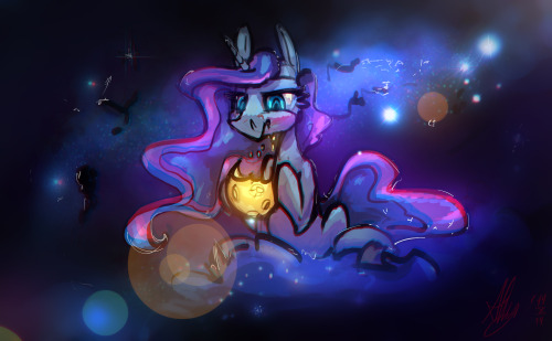 that-luna-blog:  Princess of the noms by Alumx This picture was made for my favorite artist!   x3