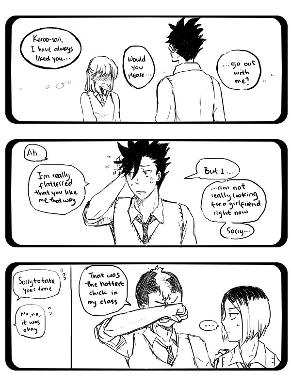 trololous:It must be karma when Kuroo got it bad