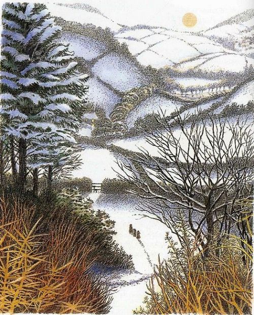  ​​Kenneth Grahame, “The Wind in the Willows”.  Illustrated by Inga Moore.