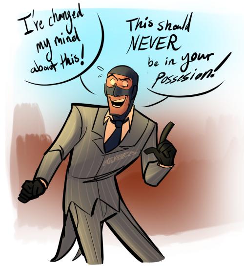 Engi Steals Spys Inviswatch Aka 8 Messily Drawn Panels Of Flustered Spy