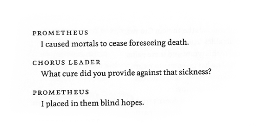 drowningparty:Aeschylus’ Prometheus Bound.