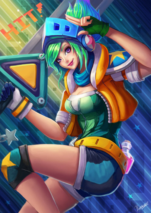 Fan Art LOL : Arcade Riven by PuddingzZ 