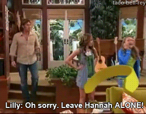 taco-bell-rey:  Remember that time they referenced Chris Crocker on Hannah Montana