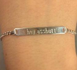 orcas:  my mom got me a custom engraved bracelet and i could not be happier 