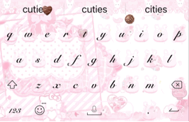 My Girly, Sweet Treat Keyboard!