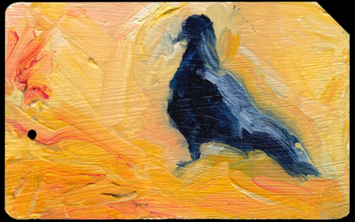 I&rsquo;ve been returning to the Metro Card canvases of late, with a dozen or more in progress. 