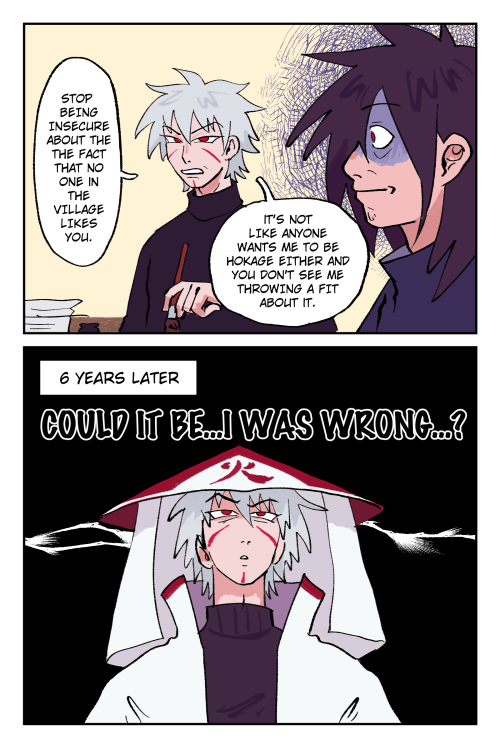 simkjrs: heres my take on what i think should happen if tobirama and madara were forced to cohabitat