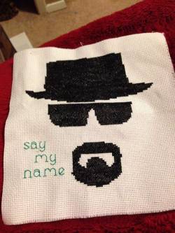 missxstitch95:  Flashback to a year or so ago. My first Breaking Bad piece.