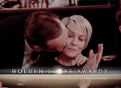 claudiatiedemanns:  Kevin Spacey and Robin Wright being Frank and Claire Underwood at the 72nd Annual Golden Globe Awards  