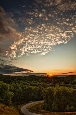 imawalkingdisasterrr:  Camp Roanoke Sunset.jpg [EXPLORED] by curtisWarwick on Flickr.
