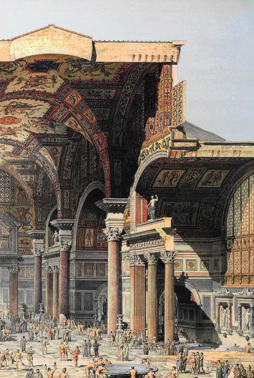 avgustaoktavia: The Baths of Diocletian in Rome were commissioned by Maximian in honor of co-Emperor