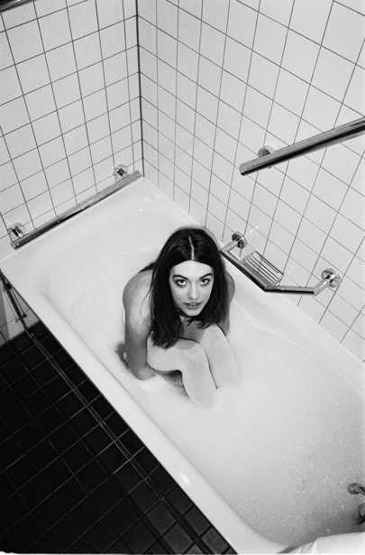 americanapparel:  Louise in Tights.  If it’s not too much trouble, would you mind falling in love with me?