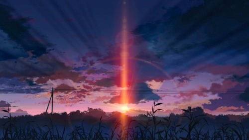 ghibli-collector:The Heavens - Art from Makoto Shinkai’s 5 Centimeters Per Second (2007)