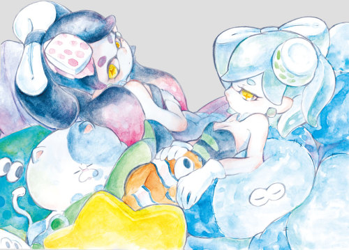 hype-kaminari-kun:    X / X / X / X / X / X /                               X /                               X /                               X  Splatoon Artworks By うちゃま on Pixiv  ** Permission was granted by the artist to upload this submission!