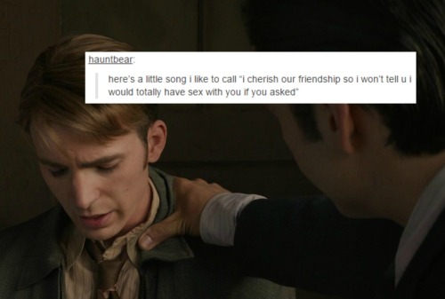 buckyballbearing: montilyt: steve rogers + text posts I LOST IT AT NONE GF WITH LEFT FEEL