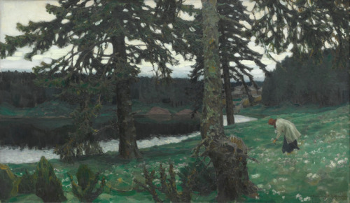  Apollinariy Vasnetsov. A Lake. 1902. State Tretyakov Gallery, Moscow.