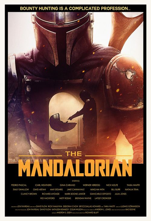 The Mandalorian retro poster! Patreon is liveVisit my Shop