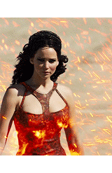 tswiftys:Katniss Everdeen, the girl who was on fire, you have provided a spark, that left unattended