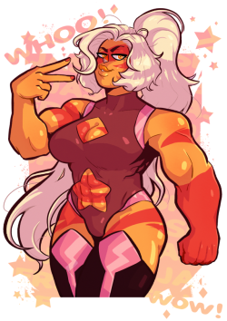 brokenhorns:  WRESTLE GEM I updated this old redemption Jasper design and added a little more wrestling flair. 