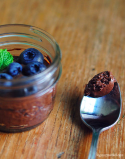 cupcakes-for-breakfast:  Greek Yogurt Chocolate Mousse | Gourmeted