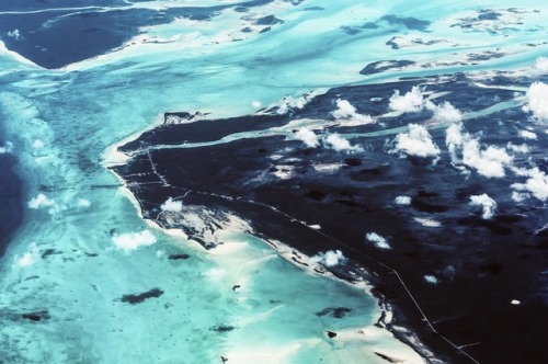 Somewhere over the Caribbean Sea #wandering #travelbug #travelnoire #travel #wander #aerial #vscocam