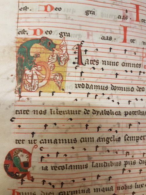 Ms. Codex 1572 -Graduale This manuscript is a complete portable gradual with chants for the Mass acc