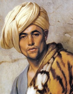 Pelt Merchant of Cairo (detail), 1869, Jean-Léon Gérôme