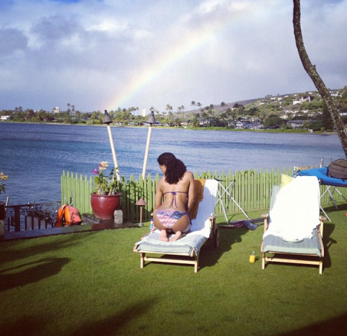 Ms Kelly in hawaii nice rainbow capture ~dd adult photos