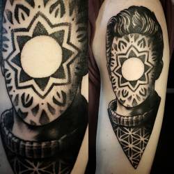 sunstormtattoo:  James Dean mandala face