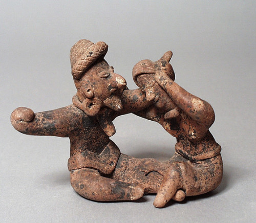 tlatollotl:    Joined CoupleMexico, Colima, shaft tomb culture, 200 B.C. - A.D. 500  LACMA
