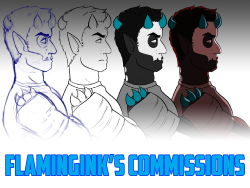 ink-official:  flamingink:  NEW COMMISSION PRICES Hey, you want me to draw you a thing? I can do that, for the right price. The prices stated above actually depending on your budget. Buying an art from me helps me pay bills and buy food and also get back