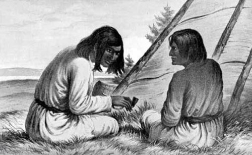 According to the traditional beliefs of the Native American Innu people, spirits speak to the living