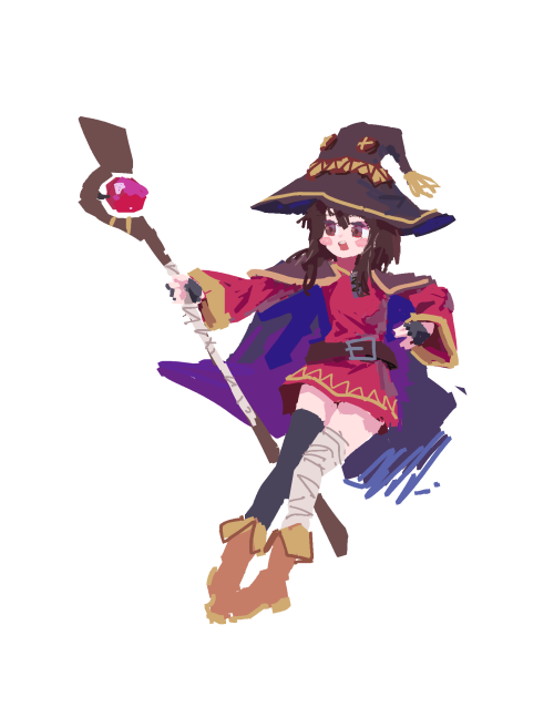 redidoodles: megumin + extra story